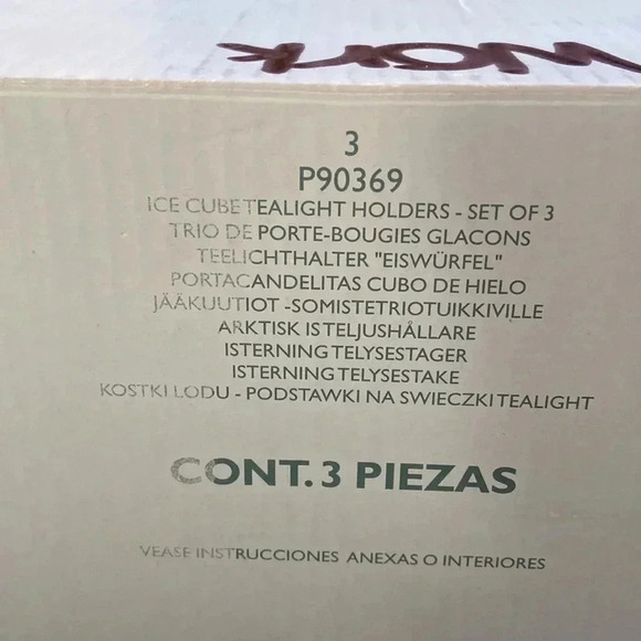 Partylite | Set of 3 Ice Cube 🧊 Tealight Holders - Picture 3 of 3